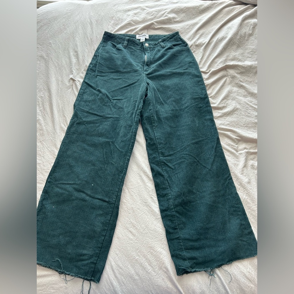 RSQ Dark Green Corduroy Trousers